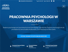 Tablet Screenshot of pracowniaanima.pl